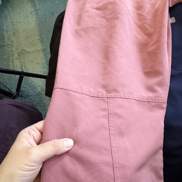 FIGS Kade Cargo Scrub Trousers Pants Hot Pink Drawstring Technical Collection MP - Picture 10 of 11